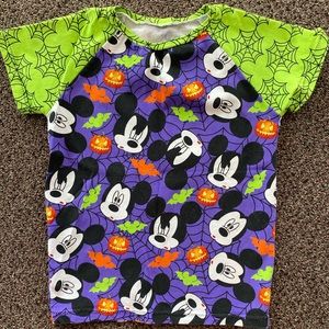 Handmade halloween Mickey raglan size 8